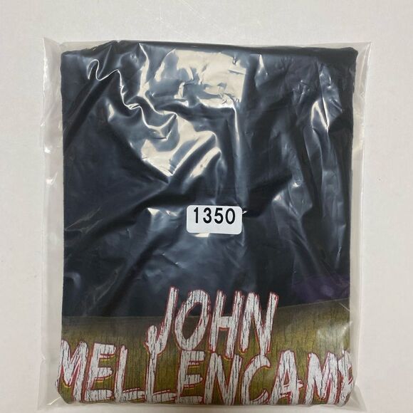 John Mellencamp Black 2019 On Tour Unisex Shirt Sz M - Picture 8 of 9